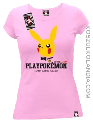 Play Pokemon - Koszulka damska jasny róż 