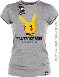Play Pokemon - Koszulka damska melanż 