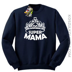 Super mama korona miss - Bluza STANDARD granat