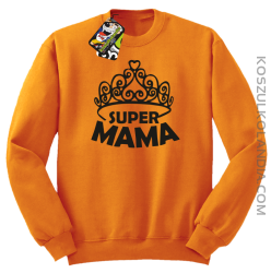 Super mama korona miss - Bluza STANDARD pomarańcz