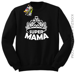 Super mama korona miss - Bluza STANDARD czarna