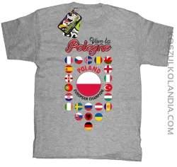Vive la Pologne - Koszulka dziecięca melanż
