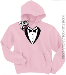 Frak elegancki - bluza dziecięca - różowy