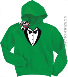 Frak elegancki - bluza dziecięca - zielony