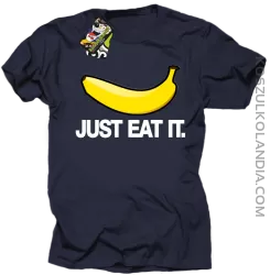 JUST EAT IT Banana - Koszulka męska granat 