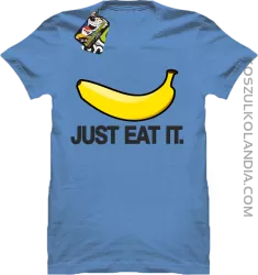 JUST EAT IT Banana - Koszulka męska błękit 
