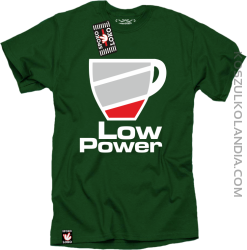 LOW POWER - koszulka męska butelkowa 