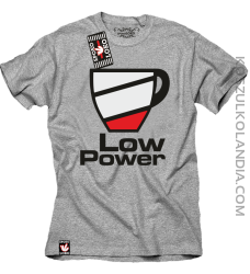 LOW POWER - koszulka męska melanż 