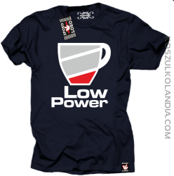 LOW POWER - koszulka męska granat 