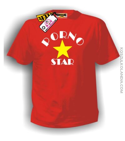 Koszulka męska PORNO STAR