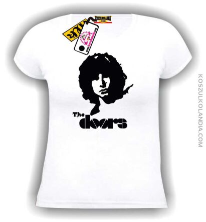 The Doors, Jim Morrison - koszulka damska biała