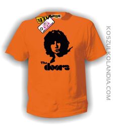 The Doors, Jim Morrison - koszulka męska pomarańczowa