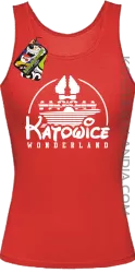 Katowice Wonderland - Top damski czerwony 