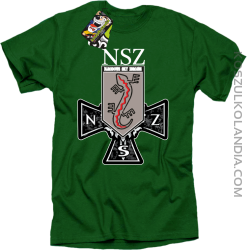 NSZ Narodowe Siły Zbrojne - Koszulka męska zielona 