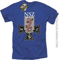 NSZ Narodowe Siły Zbrojne - Koszulka męska niebieska 