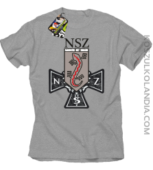 NSZ Narodowe Siły Zbrojne - Koszulka męska melanż 