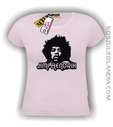 Jimi Hendrix koszulka damska różowa