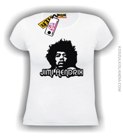 Jimi Hendrix koszulka damska biała