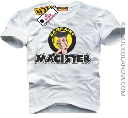 Zajefajny Magister Super koszulki z nadrukiem