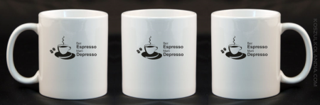 Bez Espresso Mam Depresso - Kubek ceramiczny