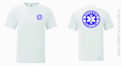 RATOWNIK MEDYCZNY- koszulka męska dla ratowników białą