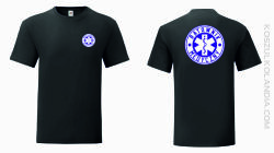 RATOWNIK MEDYCZNY- koszulka męska dla ratowników czarna