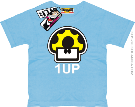 1 up Grzybek - koszulka dziecięca z nadrukiem