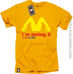 MCky I`m Loving It - koszulka męska żółta 