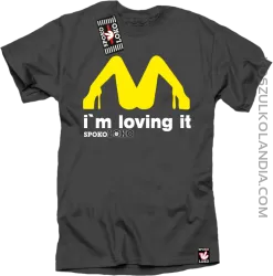 MCky I`m Loving It - koszulka męska szara 