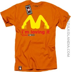 MCky I`m Loving It - koszulka męska pomarańcz 