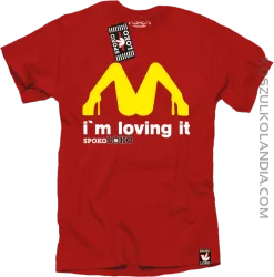 MCky I`m Loving It - koszulka męska czerwona 
