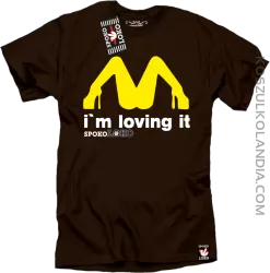 MCky I`m Loving It - koszulka męska brąz 