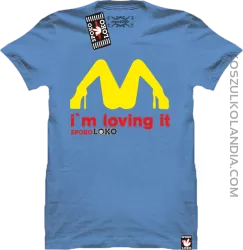 MCky I`m Loving It - koszulka męska błękit 