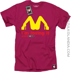 MCky I`m Loving It - koszulka męska fuchsia 