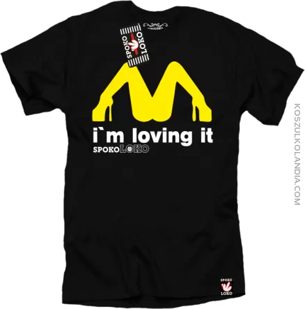 MCky I`m Loving It - koszulka męska czarna 
