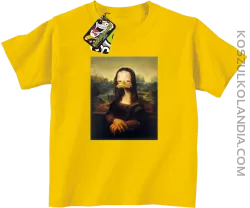 MonaLisa Mother Ducker - Koszulka dziecięca żółta 