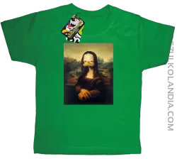 MonaLisa Mother Ducker - Koszulka dziecięca zielona 