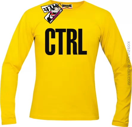 CTRL - longsleeve męski - żółty