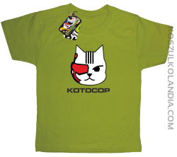 KOTOCOP - Koszulka dziecięca kiwi