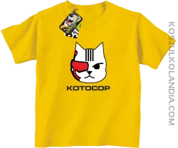 KOTOCOP - Koszulka dziecięca żółta 