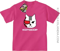 KOTOCOP - Koszulka dziecięca fuchsia 