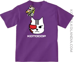 KOTOCOP - Koszulka dziecięca fioletowa 