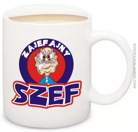 Zajefajny SZEF - kubek na kawe