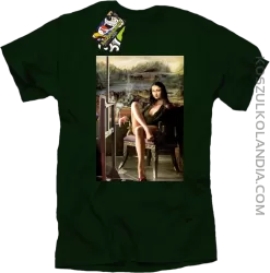 Mona Lisa Model Art - Koszulka męska butelkowa 
