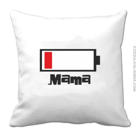 MAMA Bateria do ładowania - Poduszka biała 