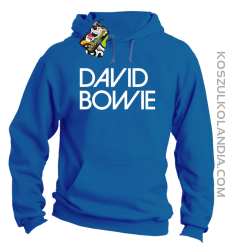 DAVID BOWIE - bluza z kapturem męska - Niebieski