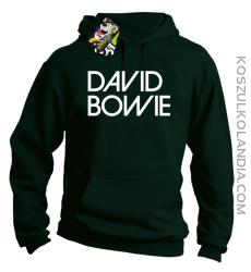 DAVID BOWIE - bluza z kapturem męska - Butelkowy