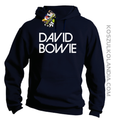 DAVID BOWIE - bluza z kapturem męska - Granatowy