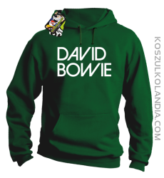 DAVID BOWIE - bluza z kapturem męska - Zielony