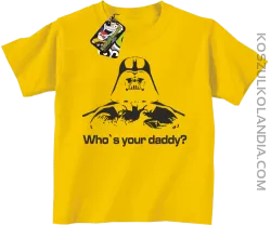 LORD Who`s your daddy - koszulka dziecięca żółta 